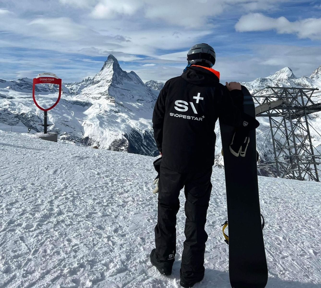 Slopestar guide seeing the back